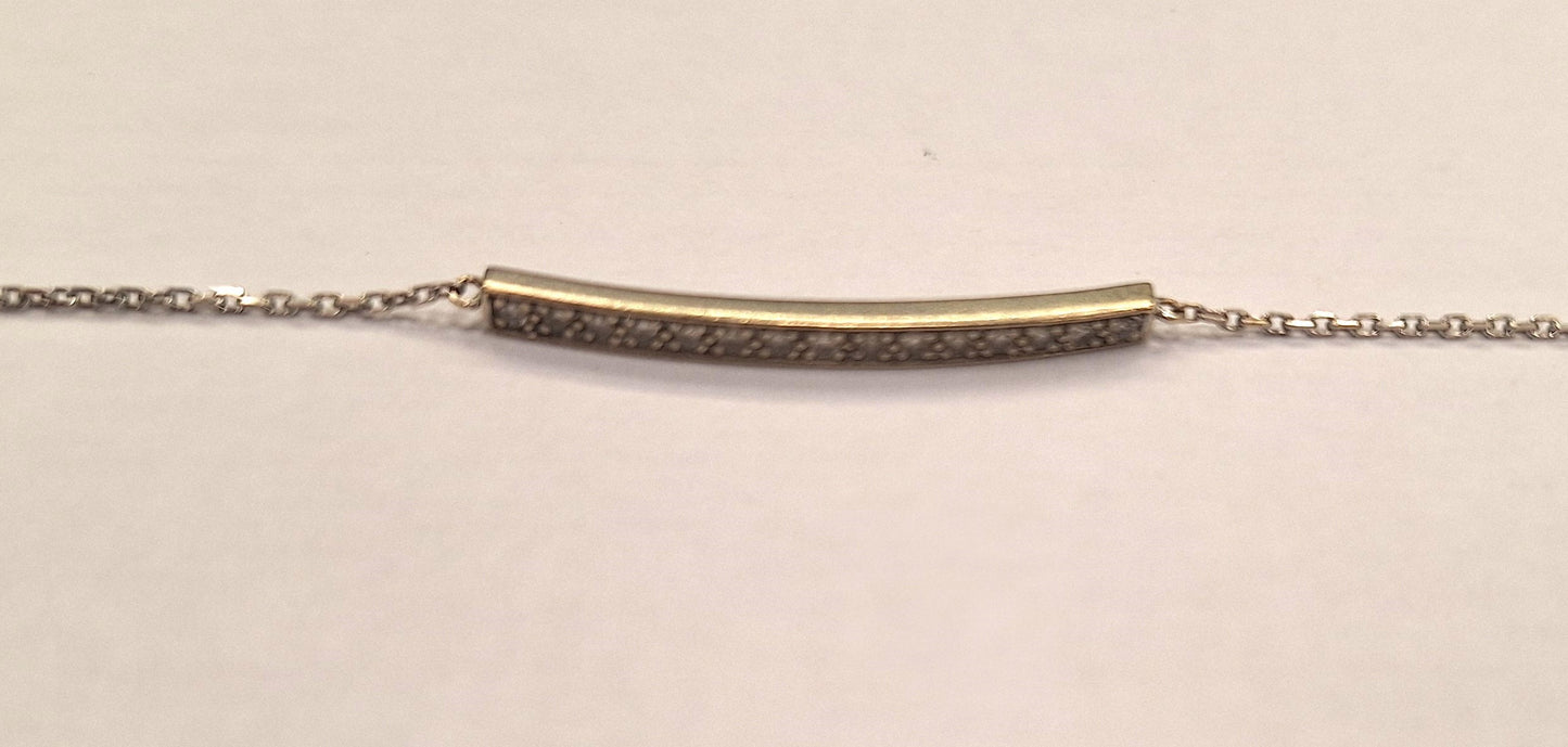 Bracelet or avec Diamants