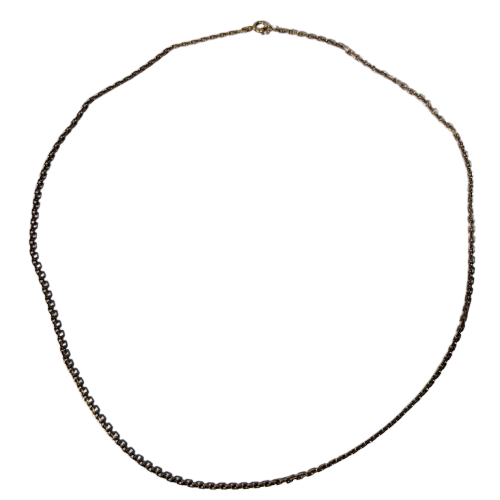 Collier Princesse Or Jaune 18K Lg 50cm maille Froçat