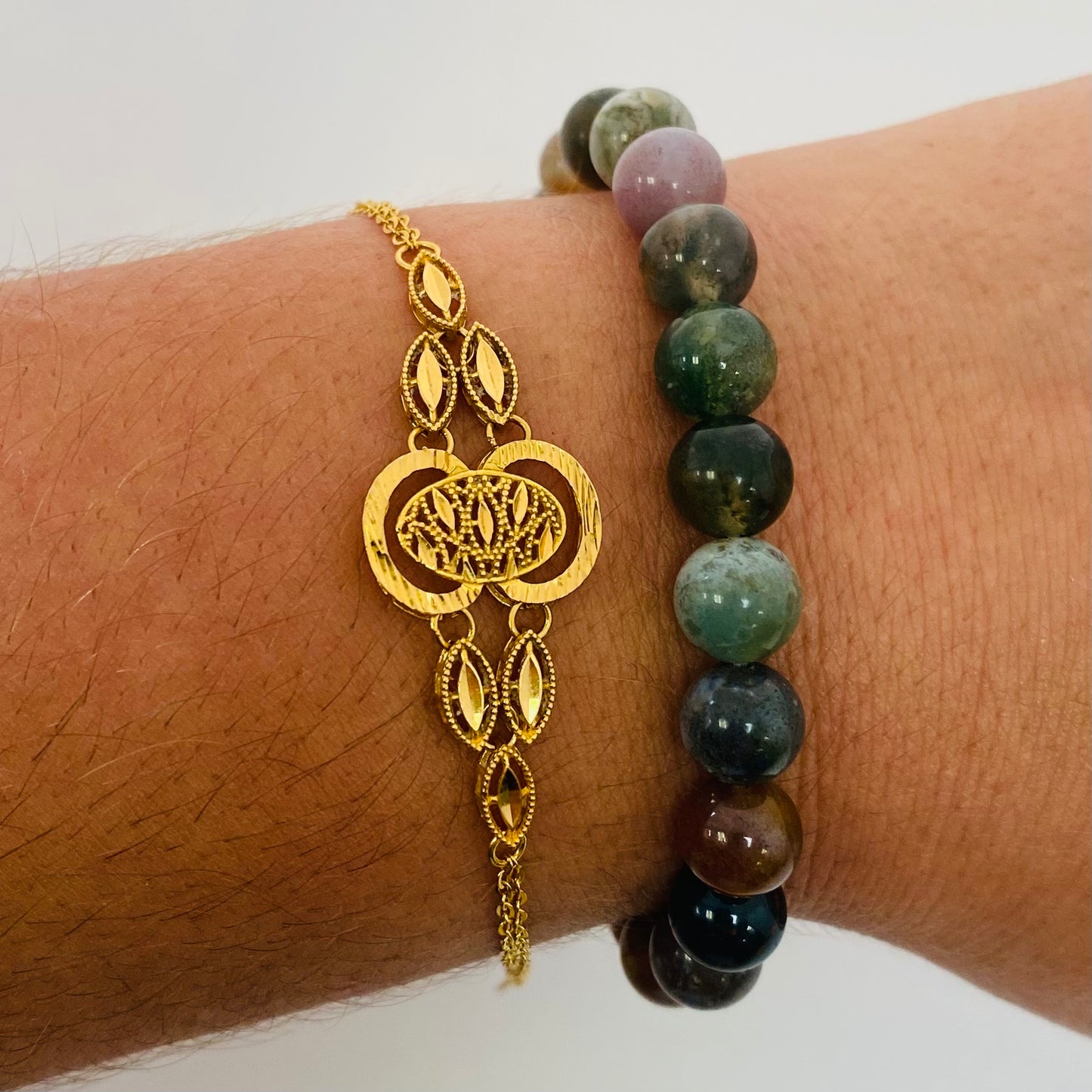 Bracelet or jaune 22k