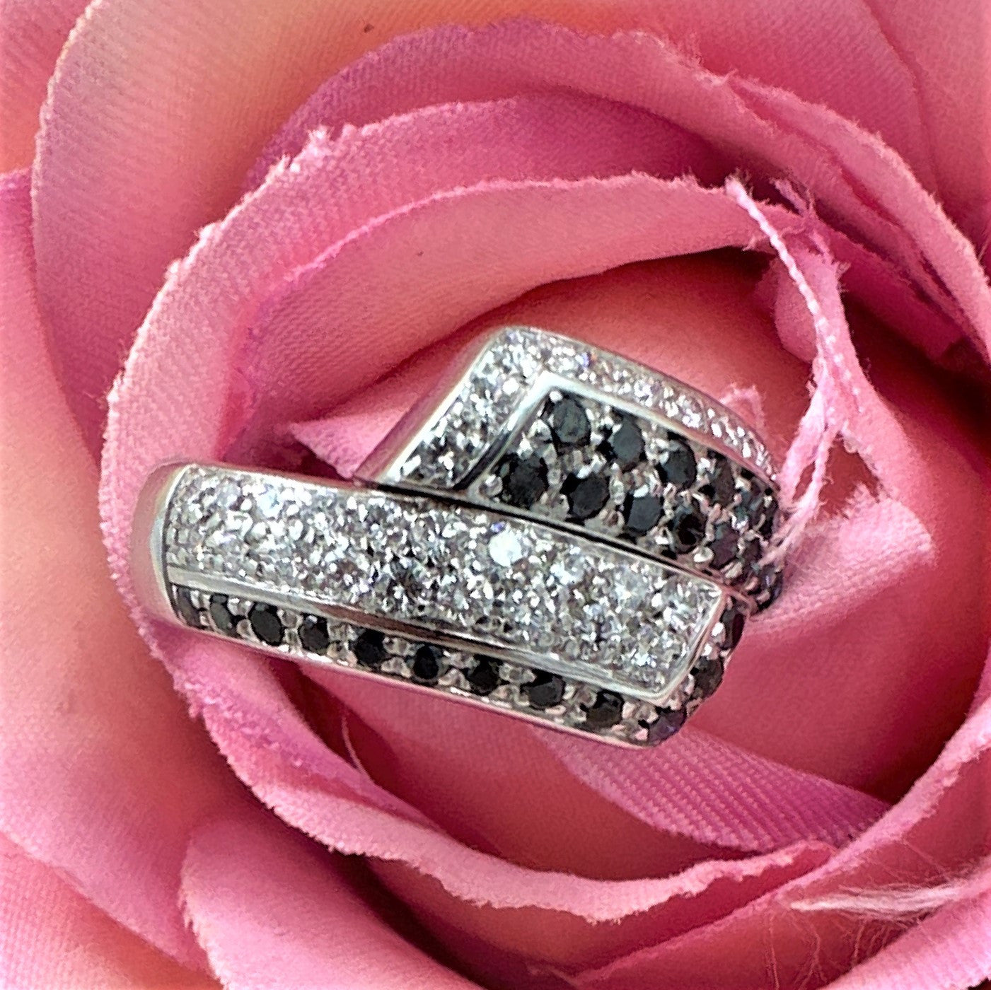 Bague Diamants Or blanc