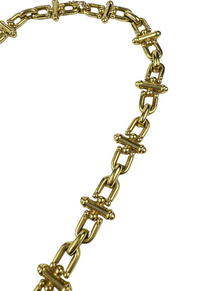 Collier Grosse Maille Avec Camée