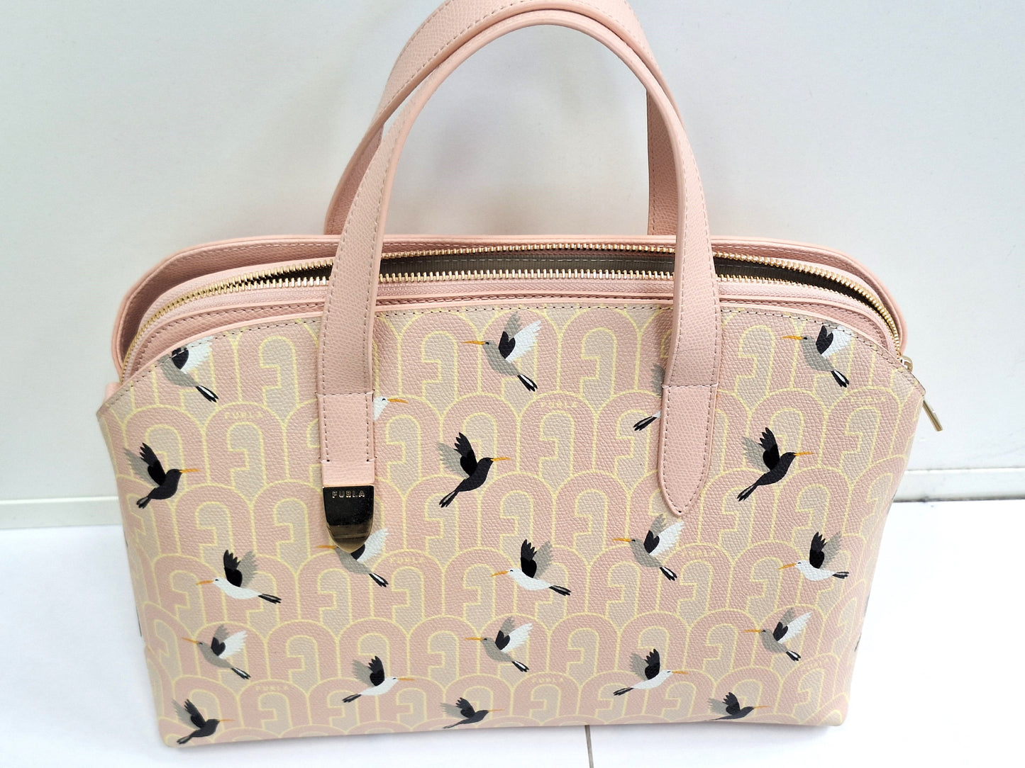 Sac Furla Block tony candy rose