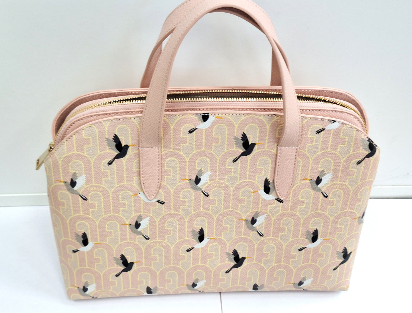 Sac Furla Block tony candy rose