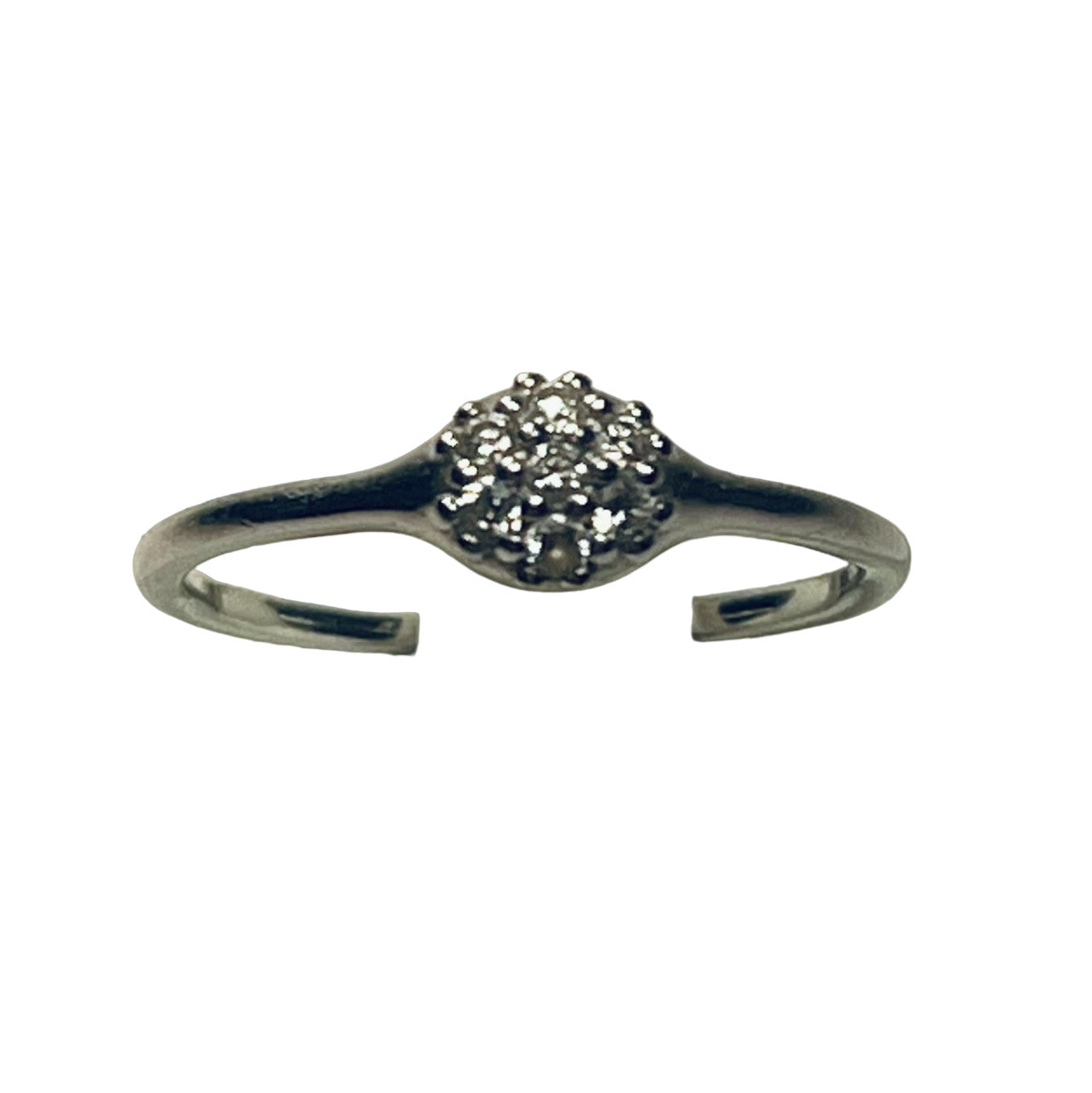 Bague Or Blanc avec 7 Diamants