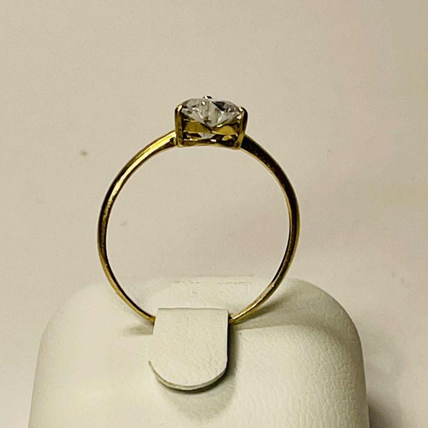 Bague Or Jaune avec Oxyde