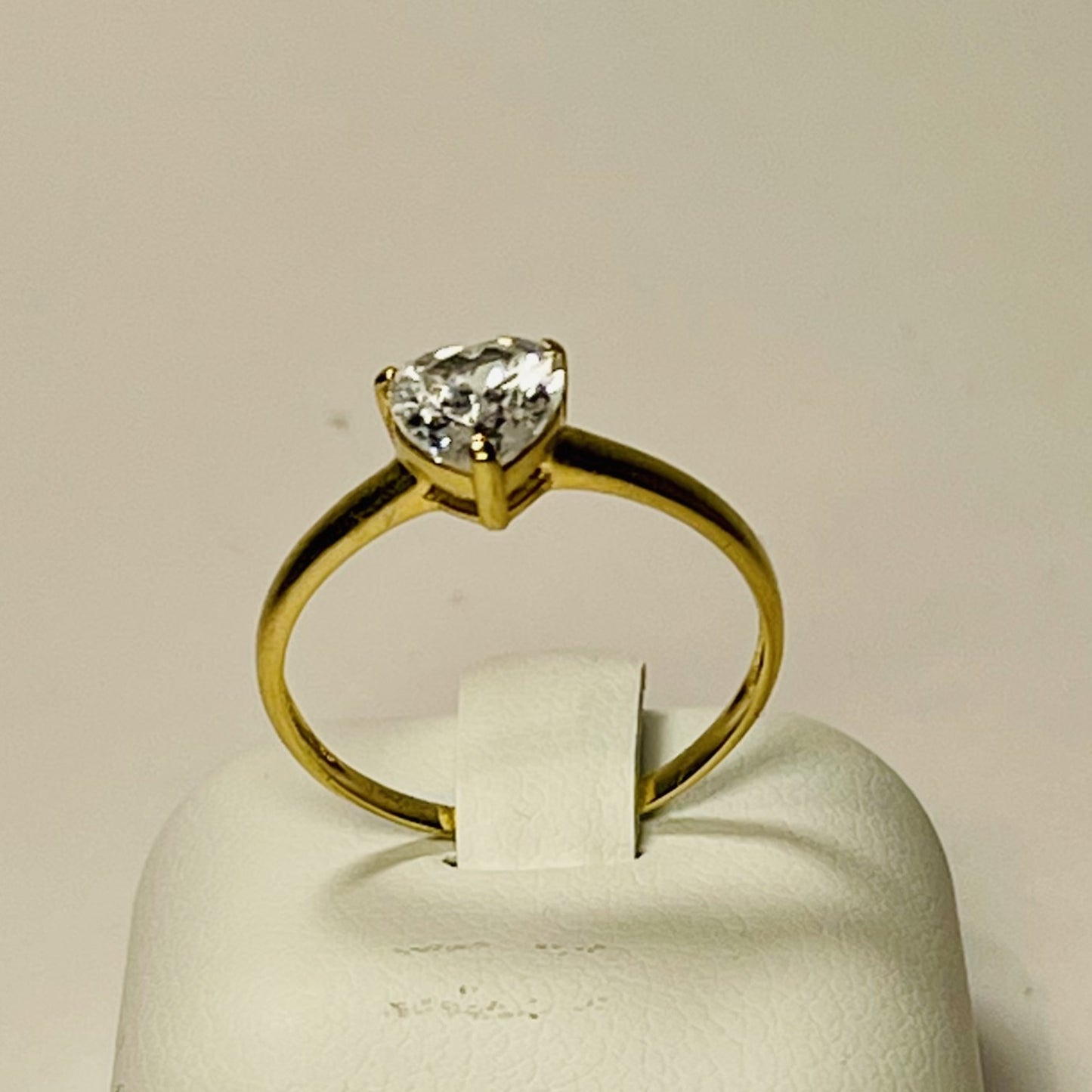 Bague Or Jaune avec Oxyde