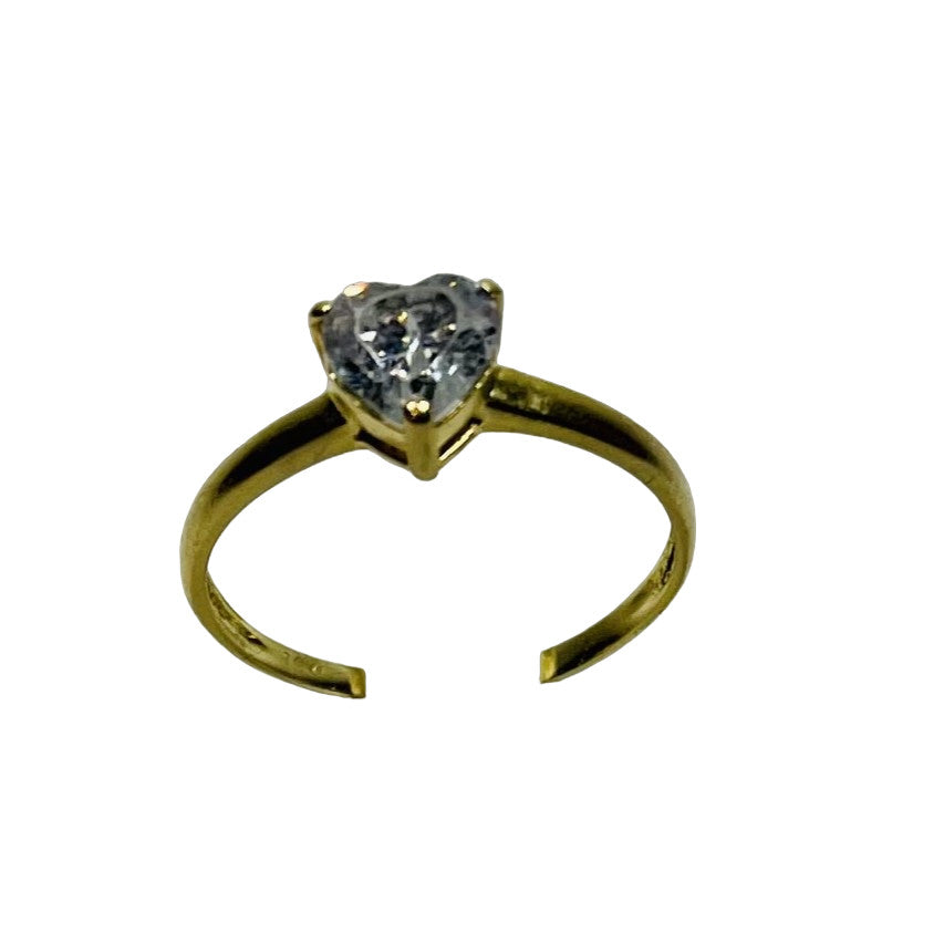 Bague Or Jaune avec Oxyde