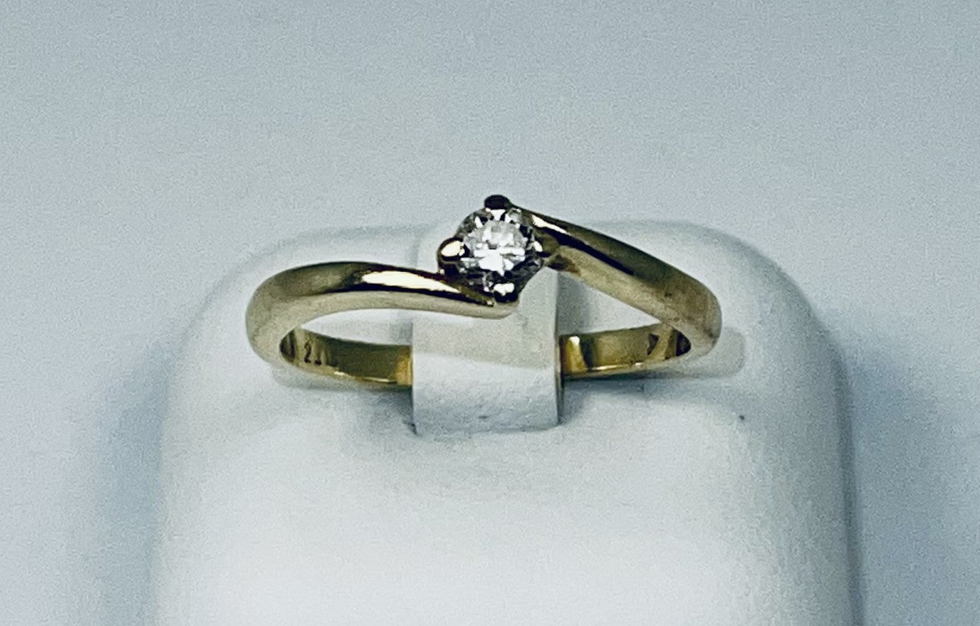 Bague Solitaire 0,10cts