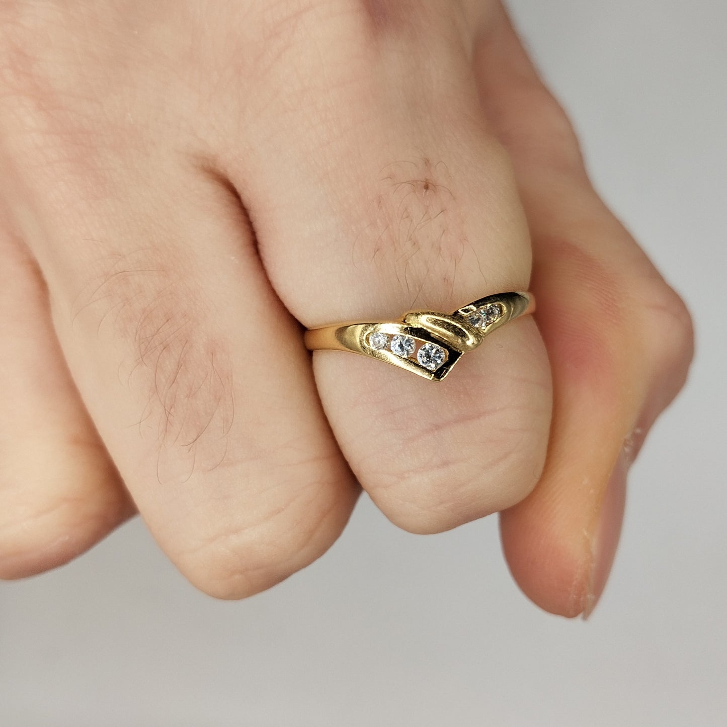 Bague en Or avec Oxydes