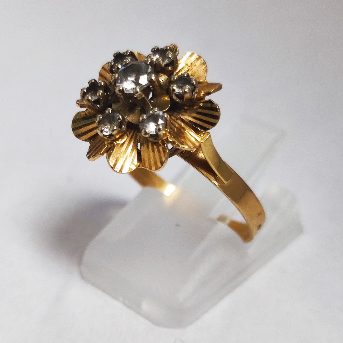 Bague chou avec oxydes