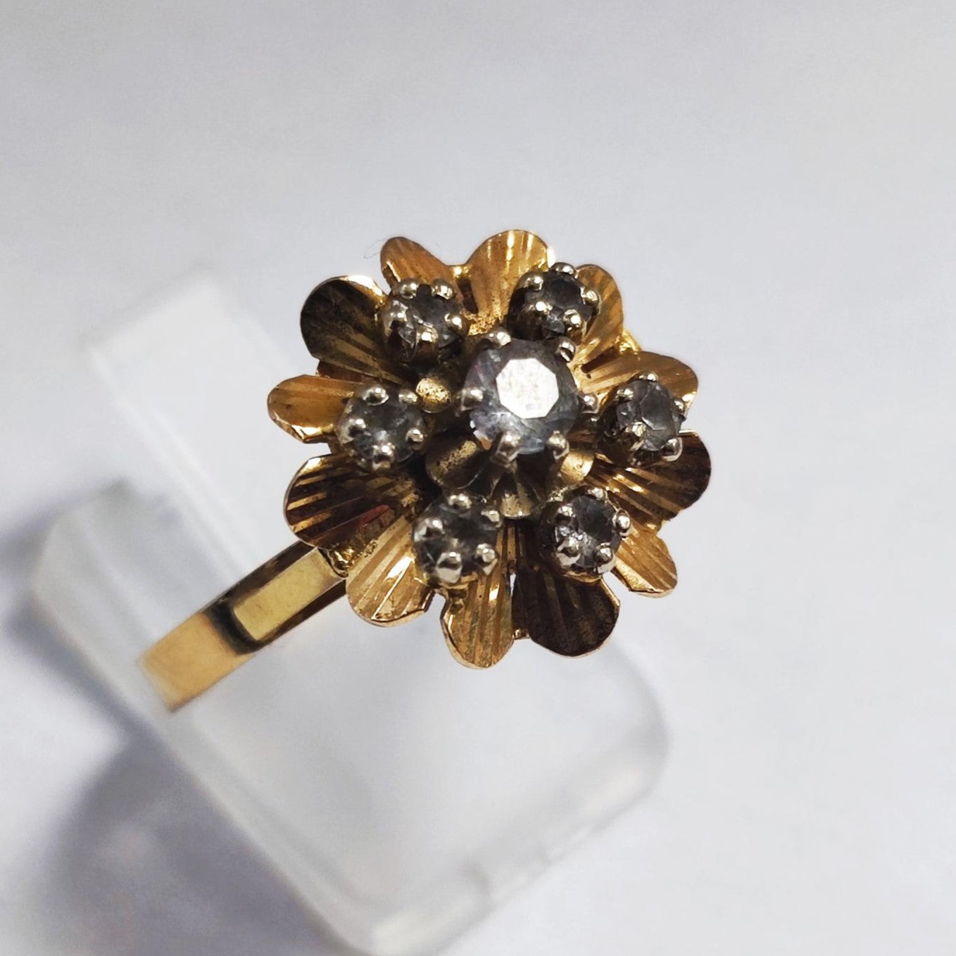 Bague chou avec oxydes