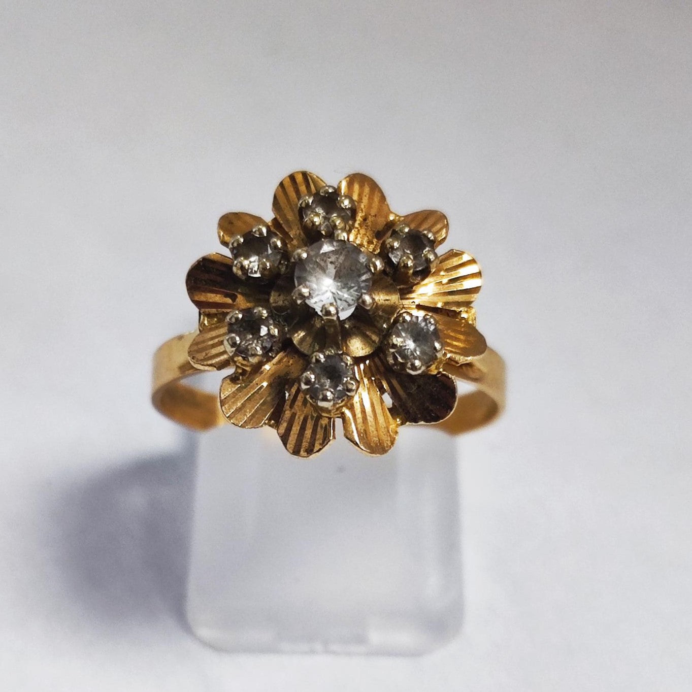 Bague chou avec oxydes