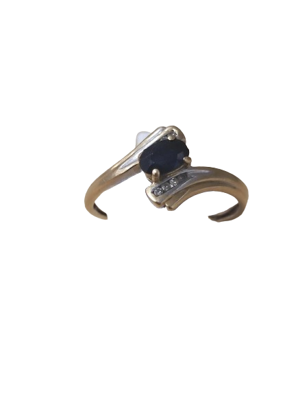 Bague en Or Jaune 18K avec Diamants 1.77 Grs