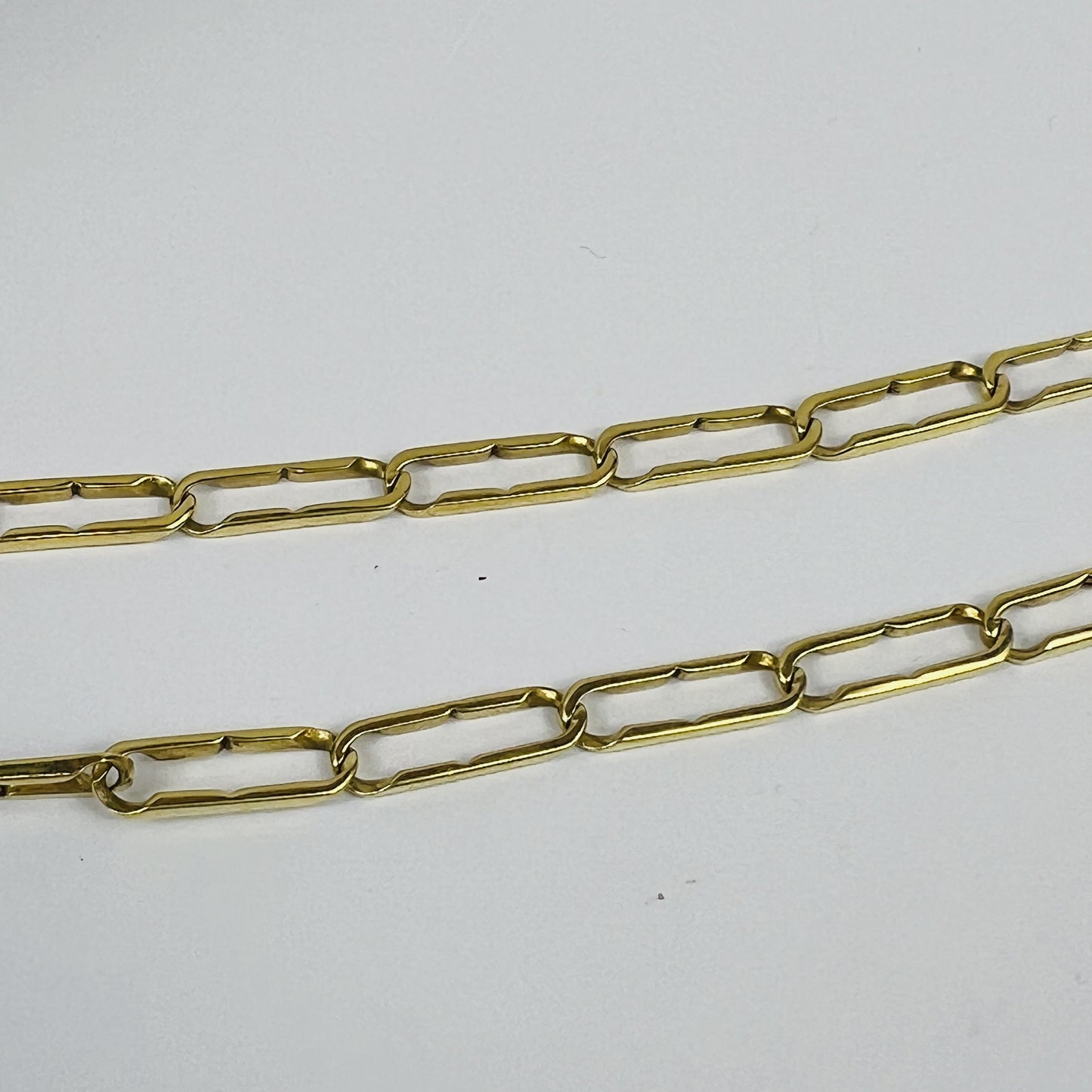 Colliers 2 Ors 18K avec Diamants Lg 40cm