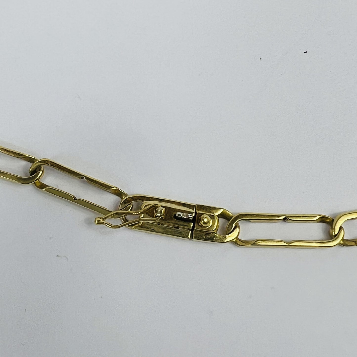Colliers 2 Ors 18K avec Diamants Lg 40cm