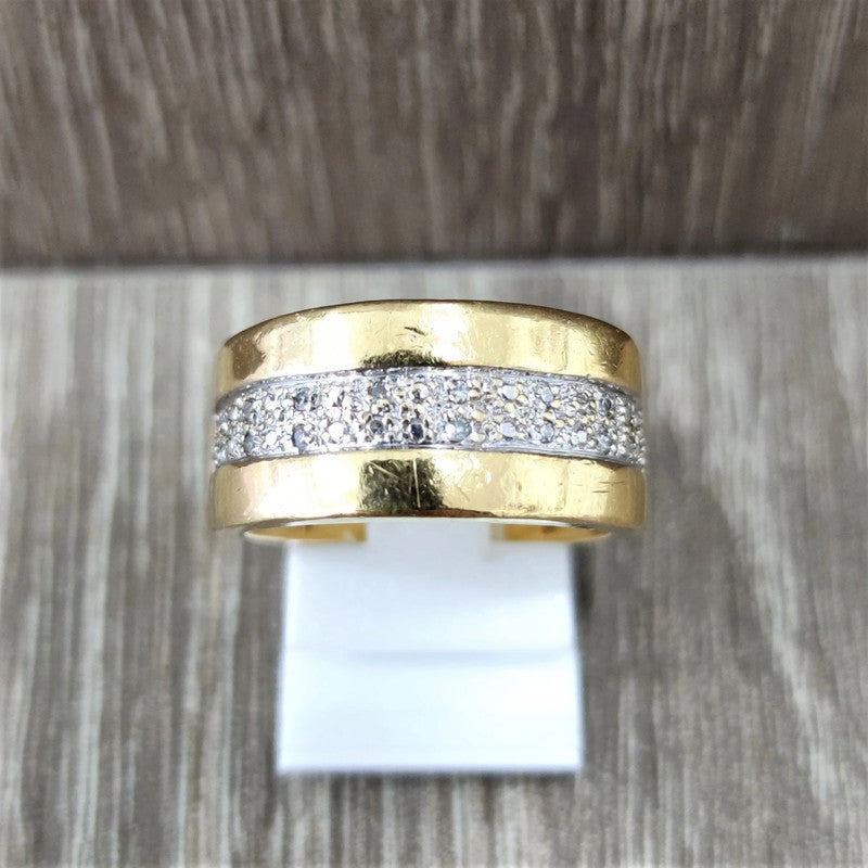 Bague Balmain Or jaune 18K avec Diamants T55