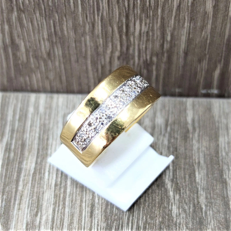 Bague Balmain Or jaune 18K avec Diamants T55