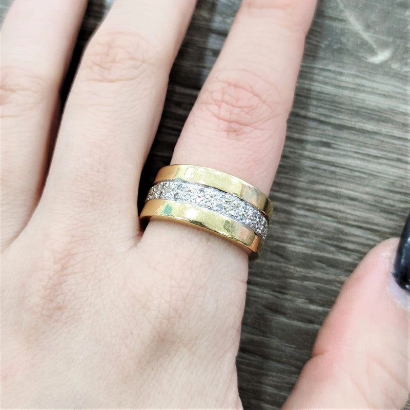 Bague Balmain Or jaune 18K avec Diamants T55