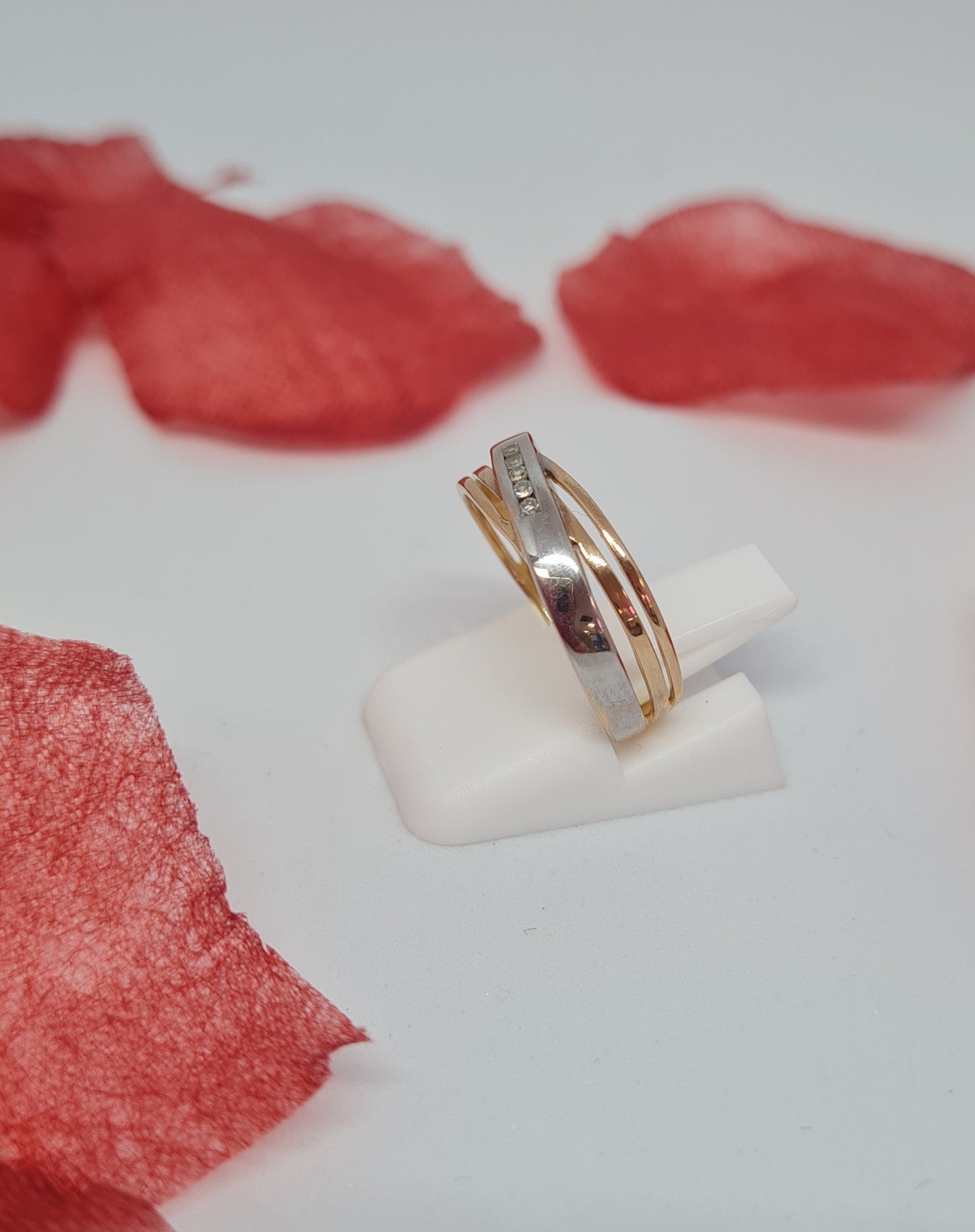 Bague 2 Ors Diamants