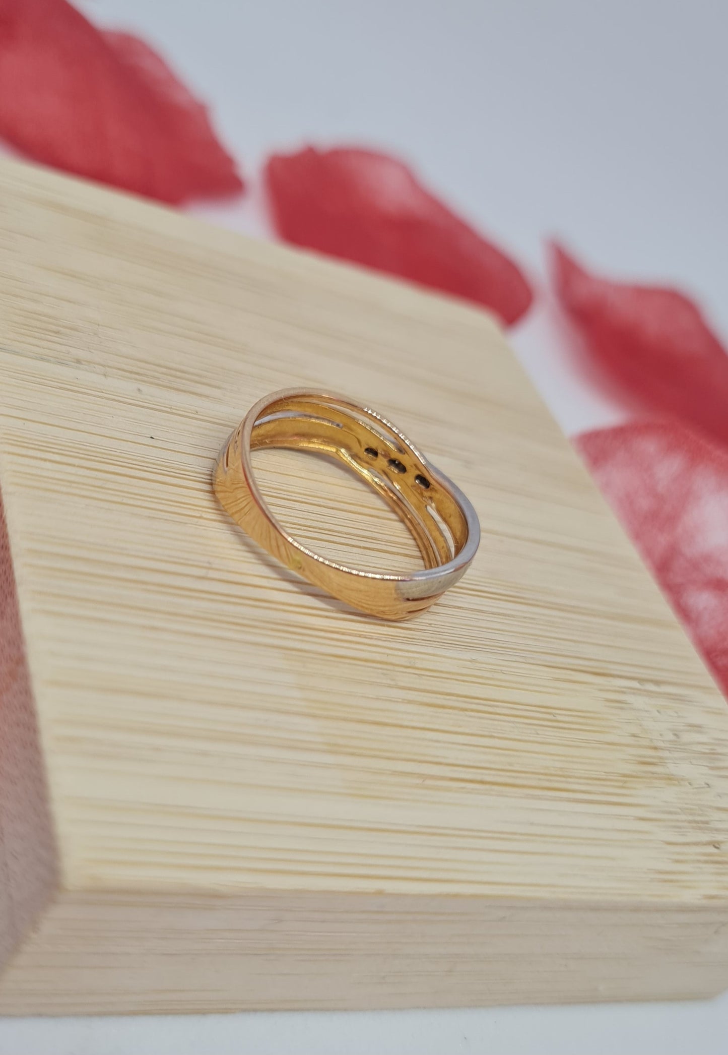 Bague 2 Ors Diamants