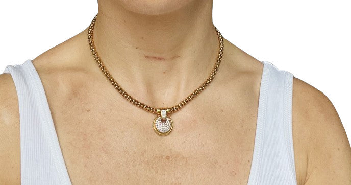 Collier Or avec Diamants