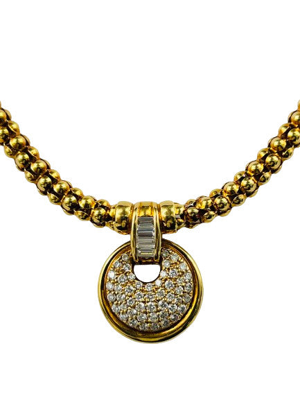 Collier Or avec Diamants