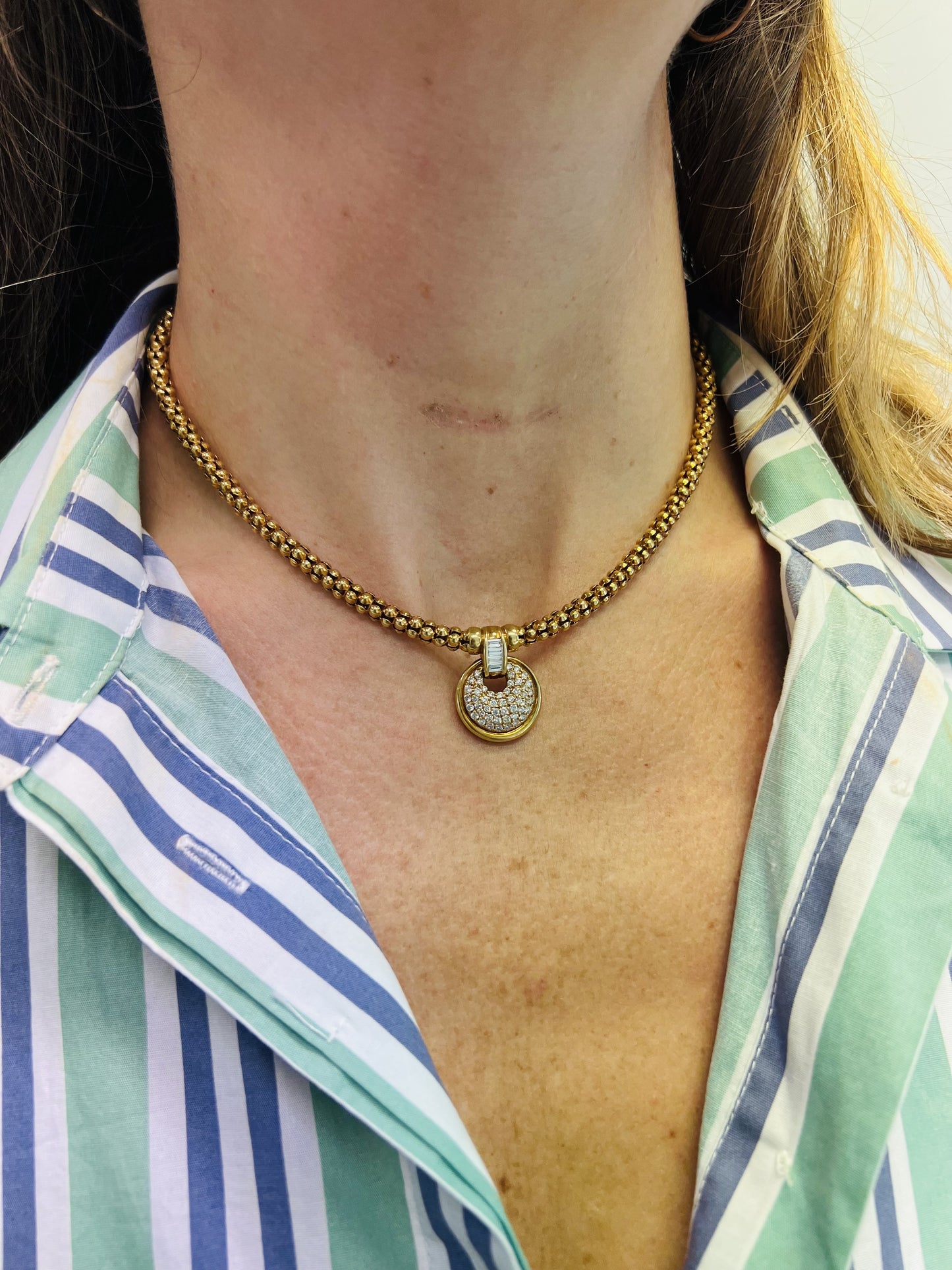 Collier Or avec Diamants