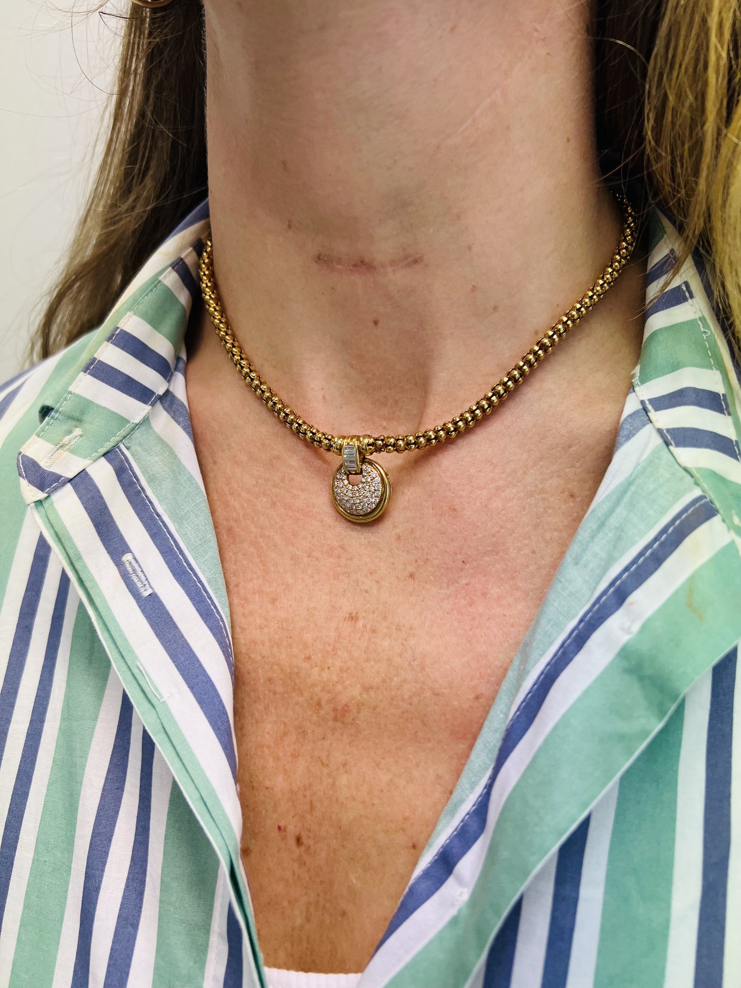 Collier Or avec Diamants