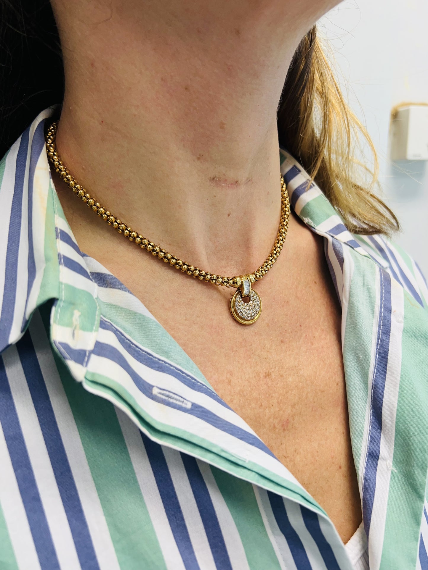 Collier Or avec Diamants