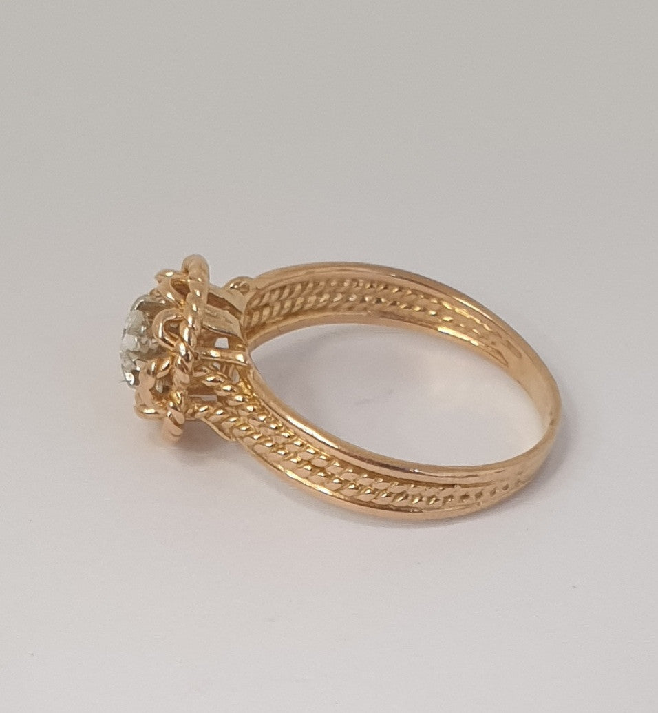 Bague Or et Diamant