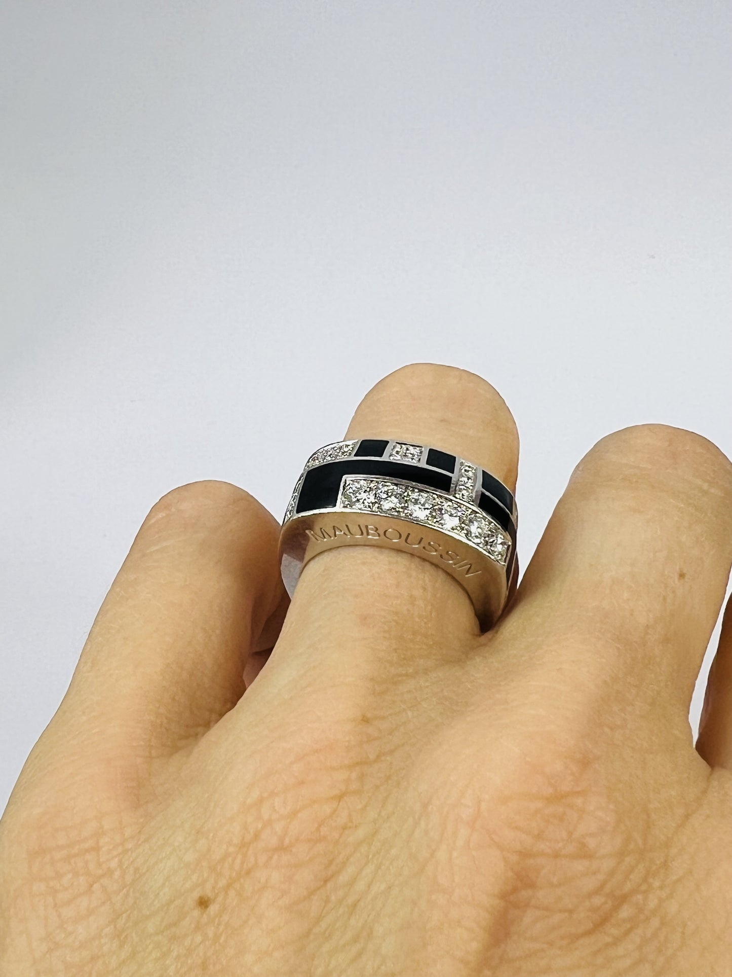 Bague Mauboussin Or Blanc T.53
