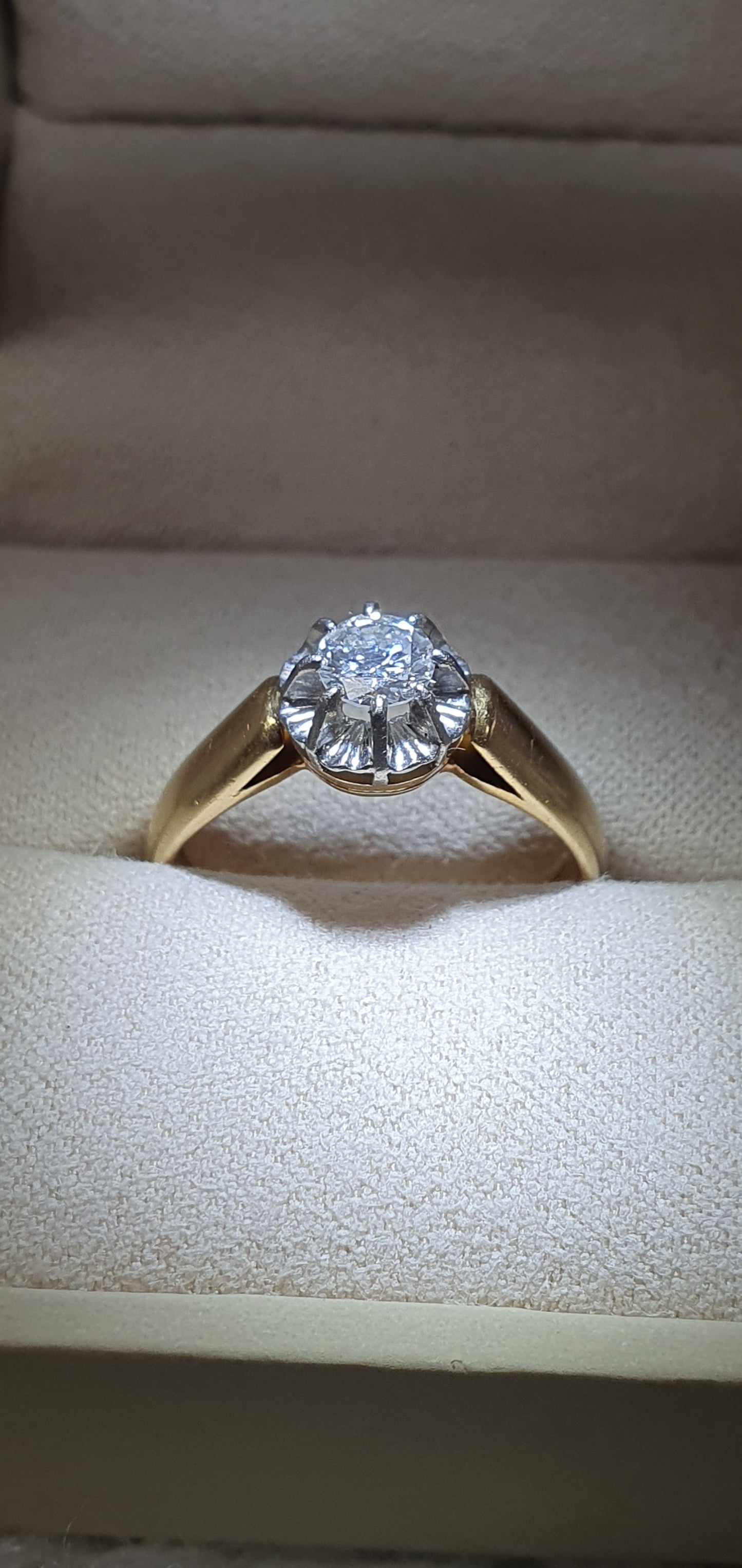 Bague Solitaire 0.20cts