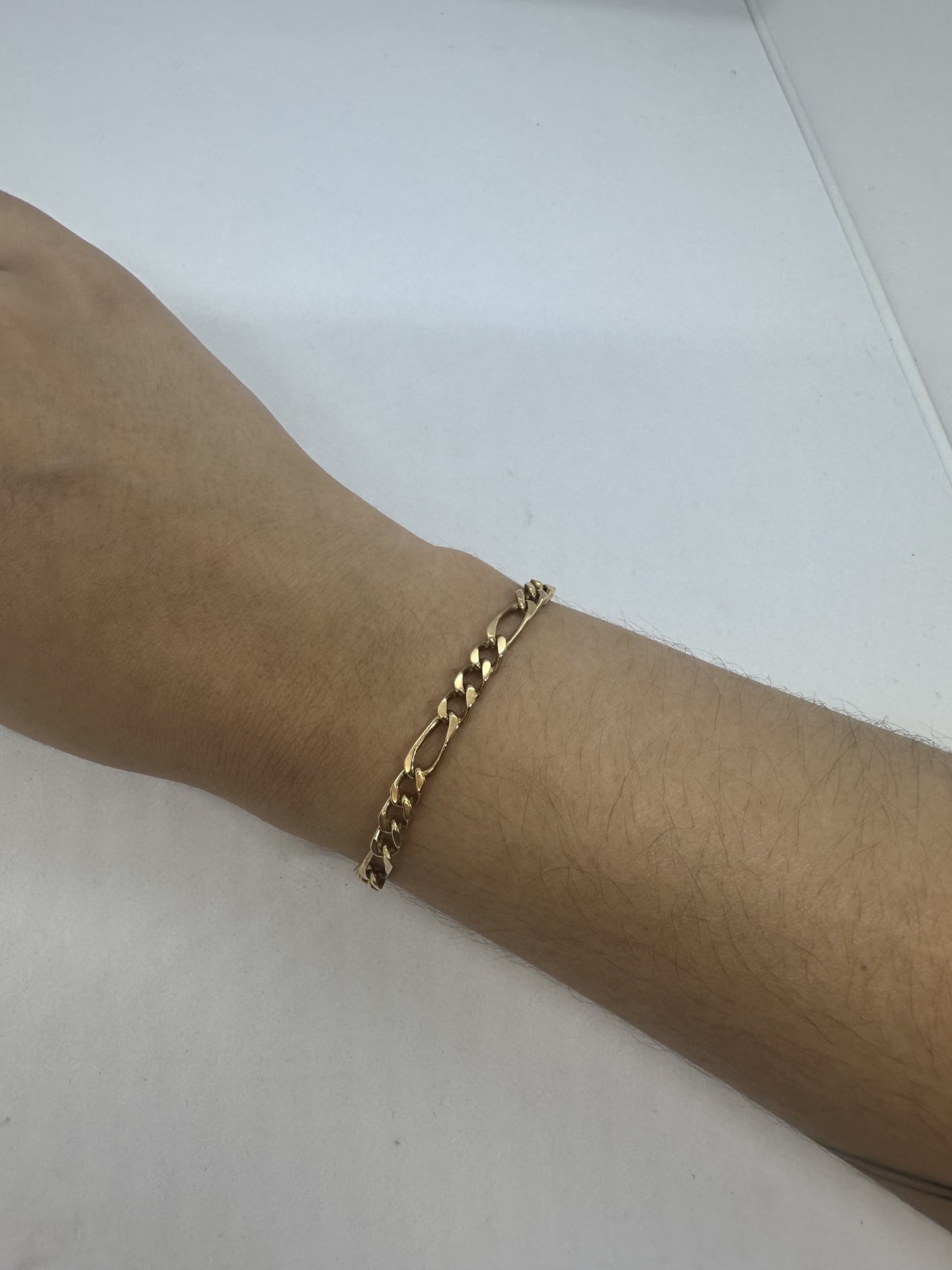 Bracelet Or Maille Figaro
