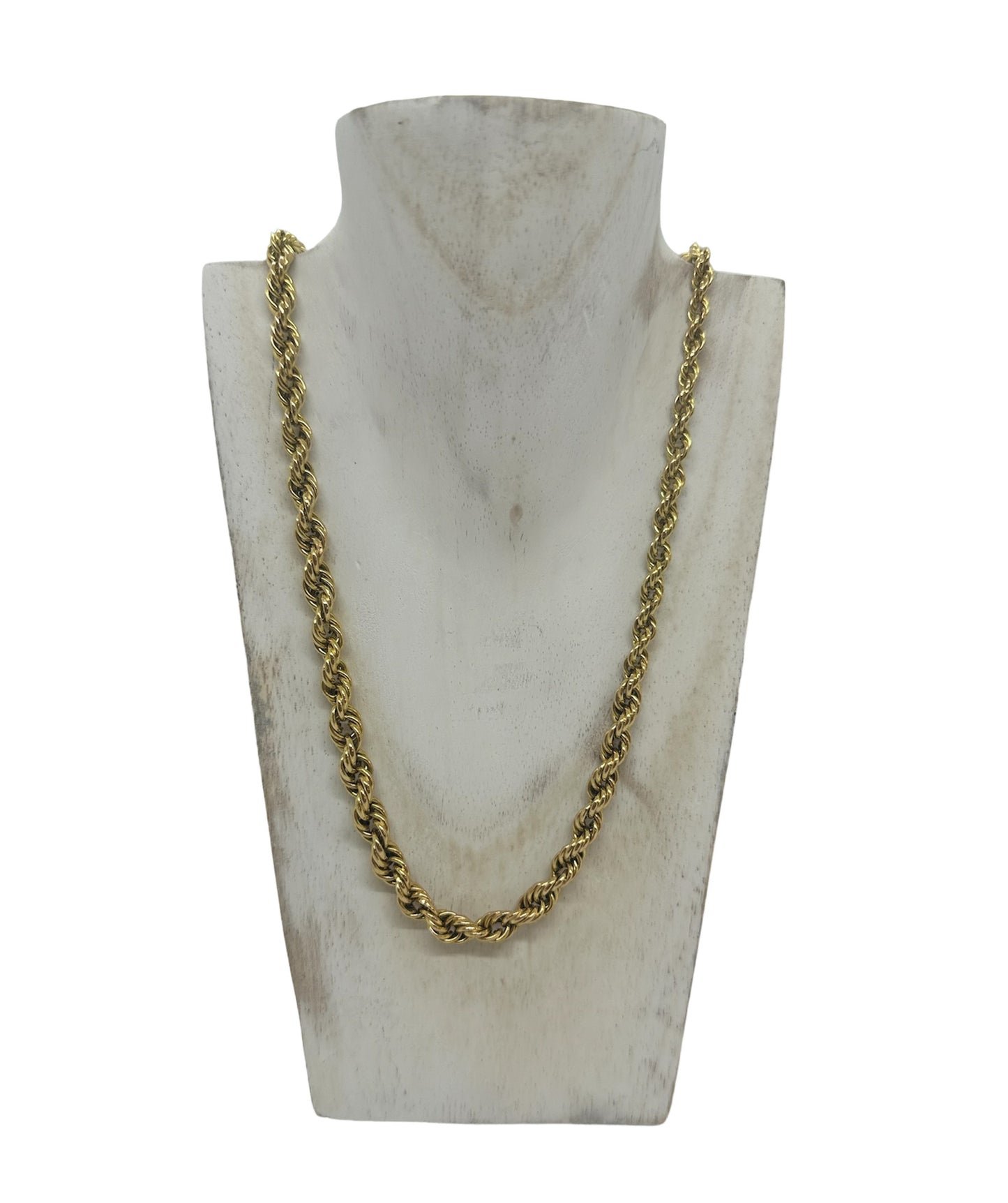 Collier en Or avec maille corde