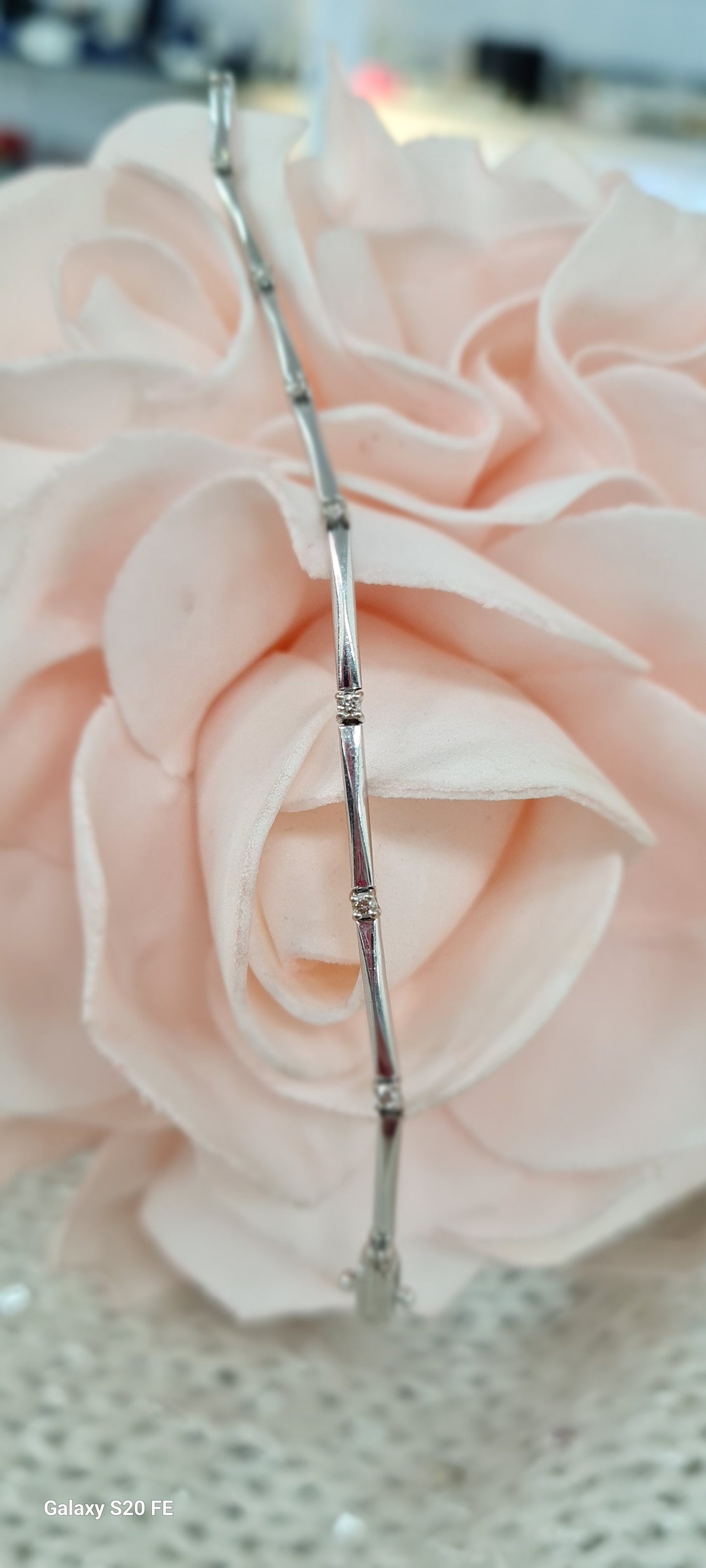 Bracelet Or Blanc et Diamants