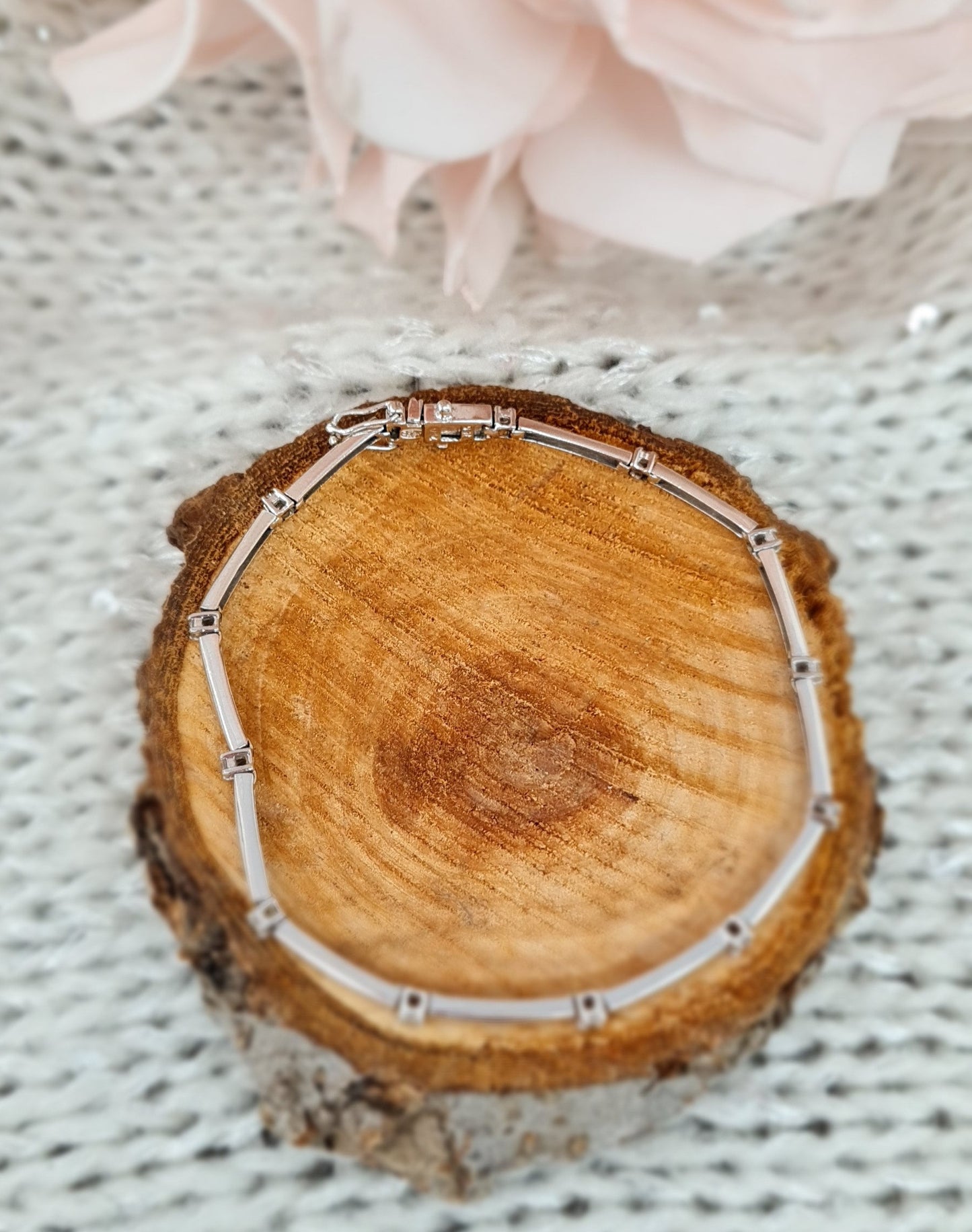 Bracelet Or Blanc et Diamants