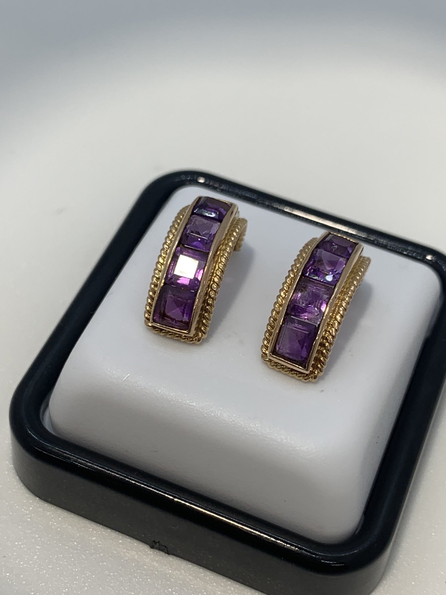 Boucles d'oreille Améthystes