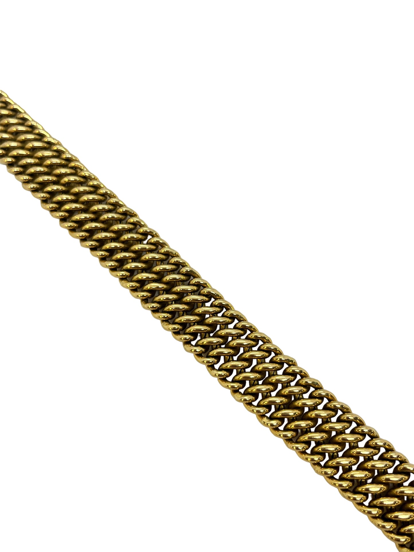 Bracelet Or Jaune Maille Américaine