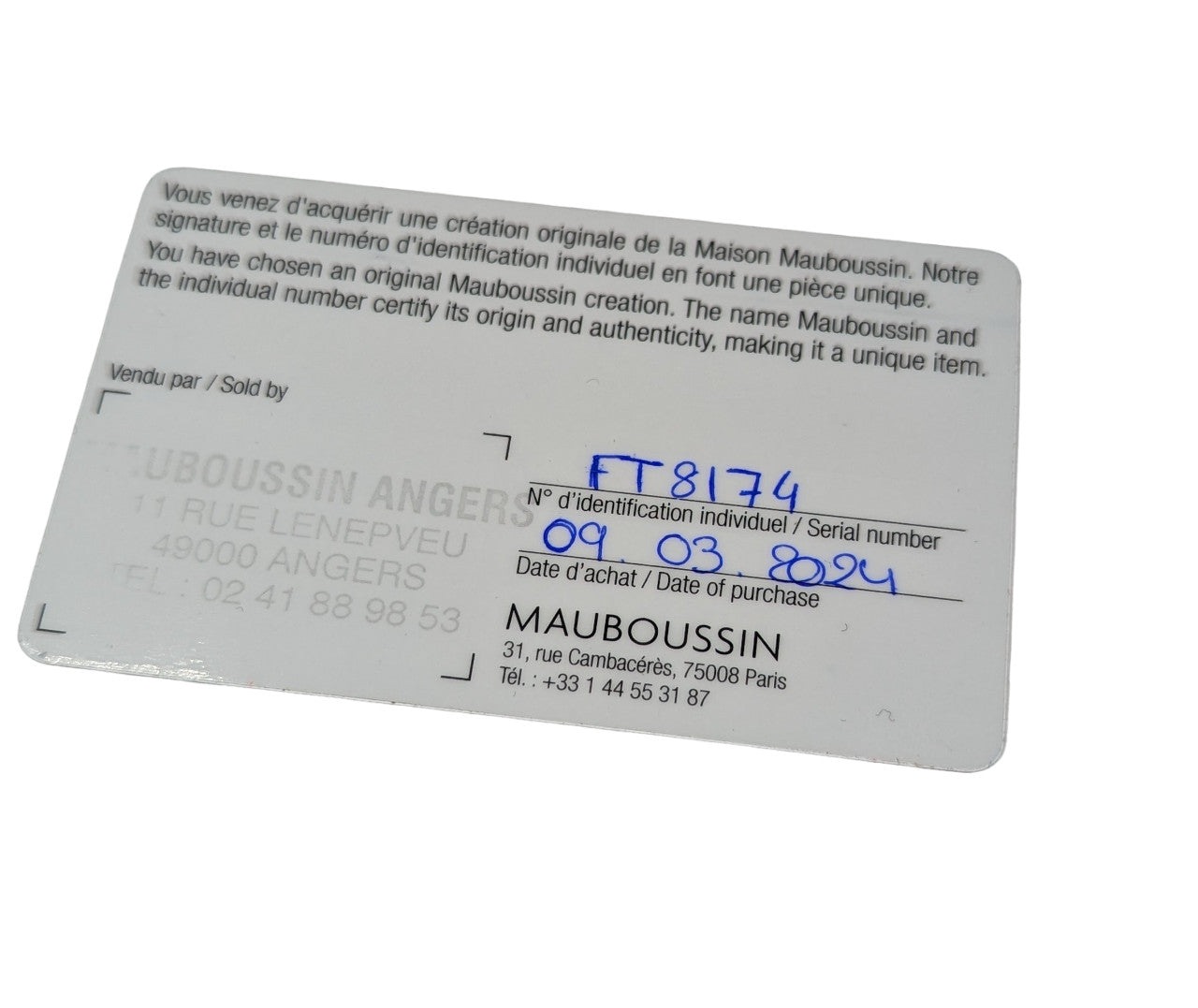 Bague Chance of Love Mauboussin