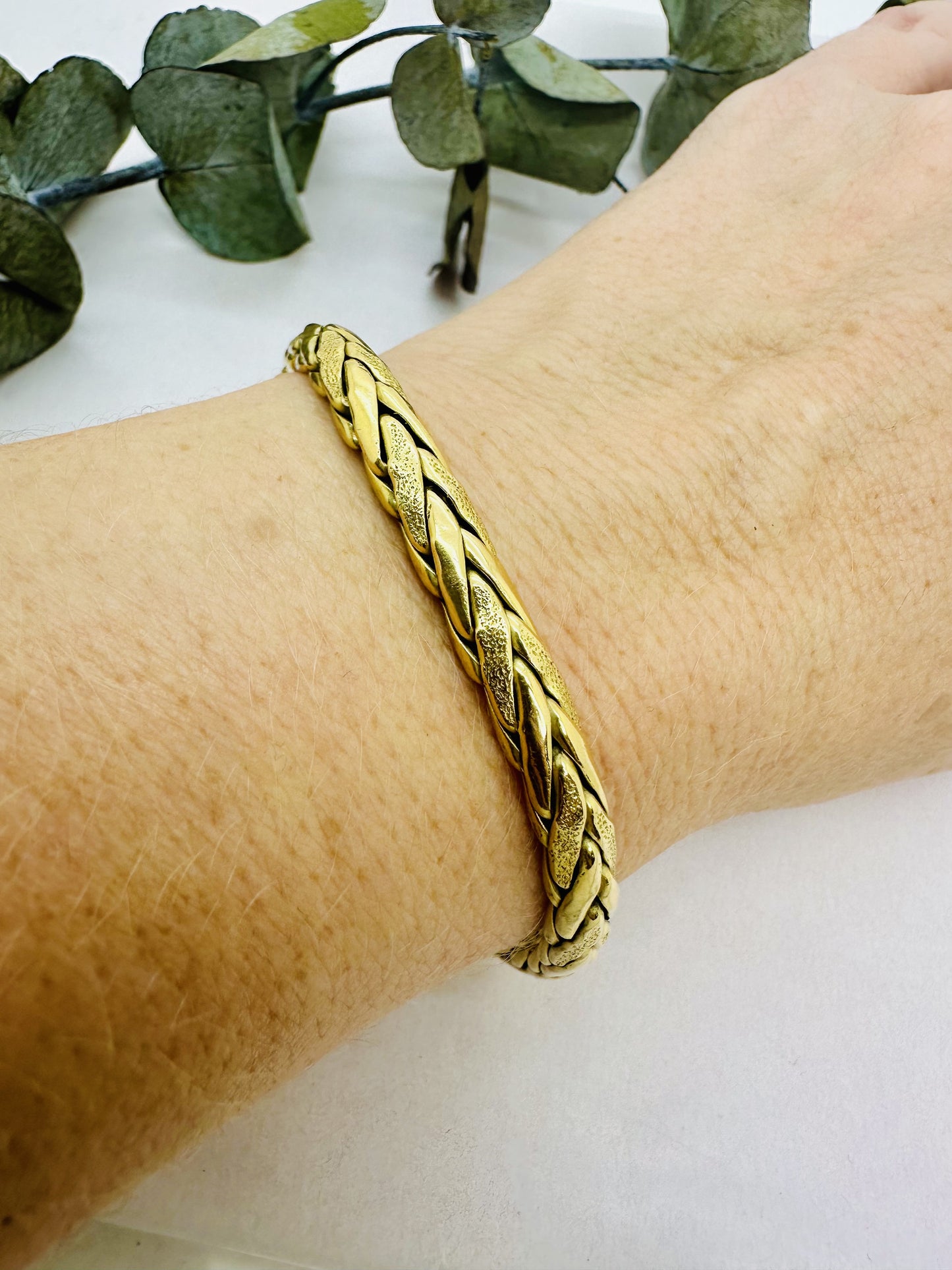 Bracelet Or Maille Palmier