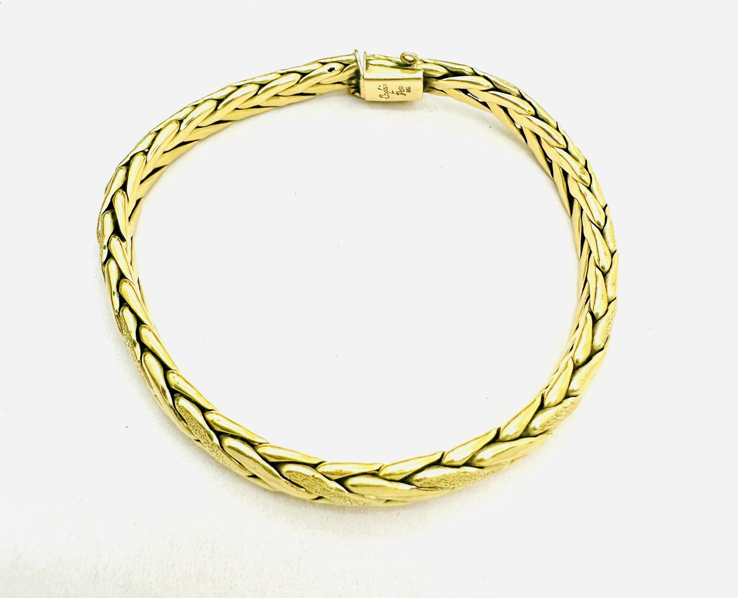Bracelet Or Maille Palmier