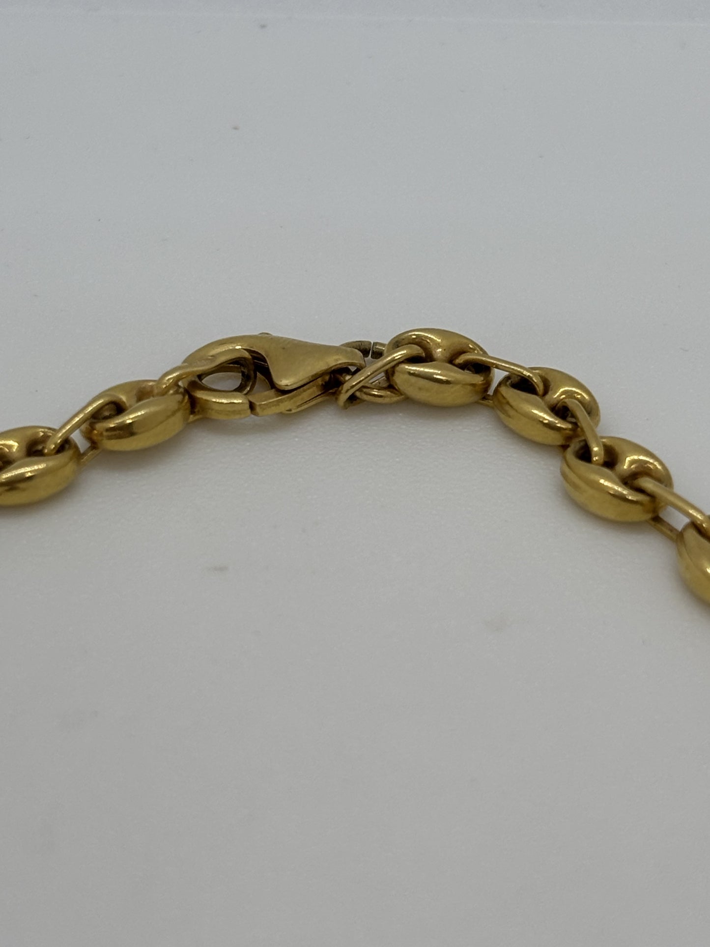 Collier Or Maille Grain de Café