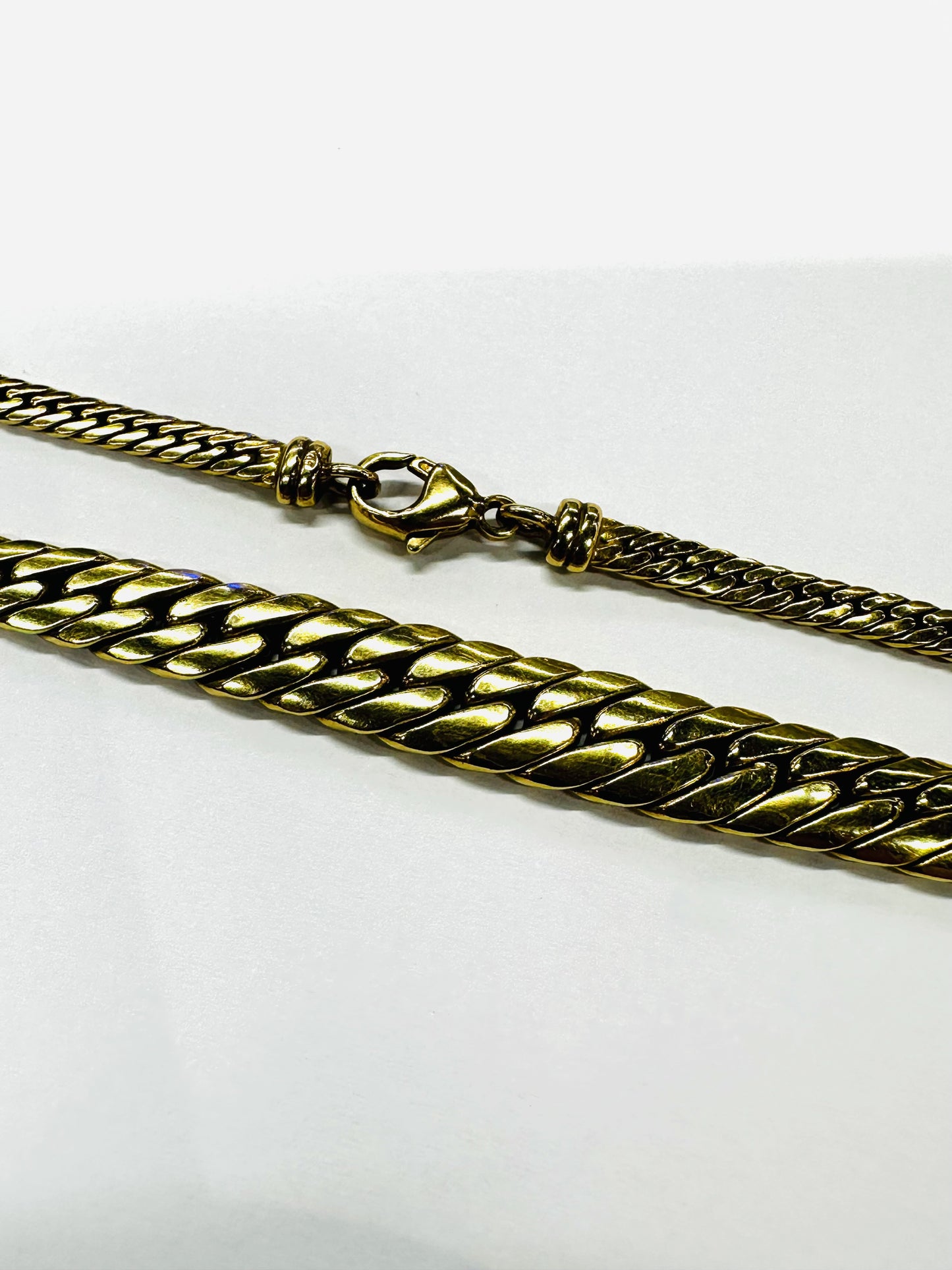 Collier Or Maille Anglaise