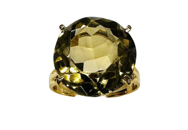 Bague Or et Citrine