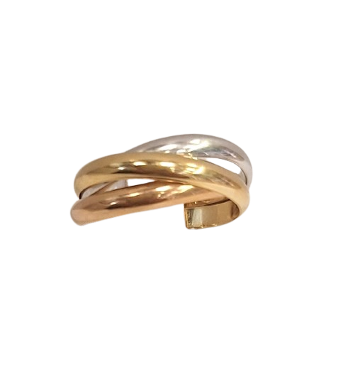 Bague Alliance en 3 Ors 18K