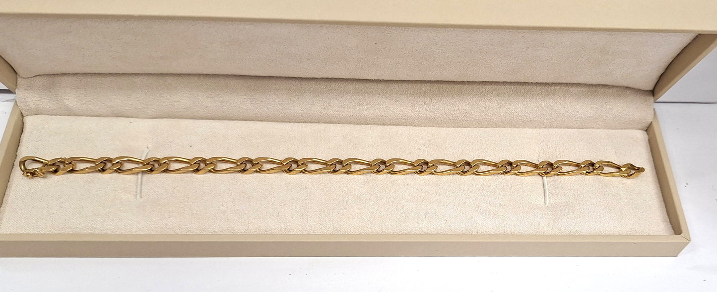 Bracelet Gourmette Or Jaune