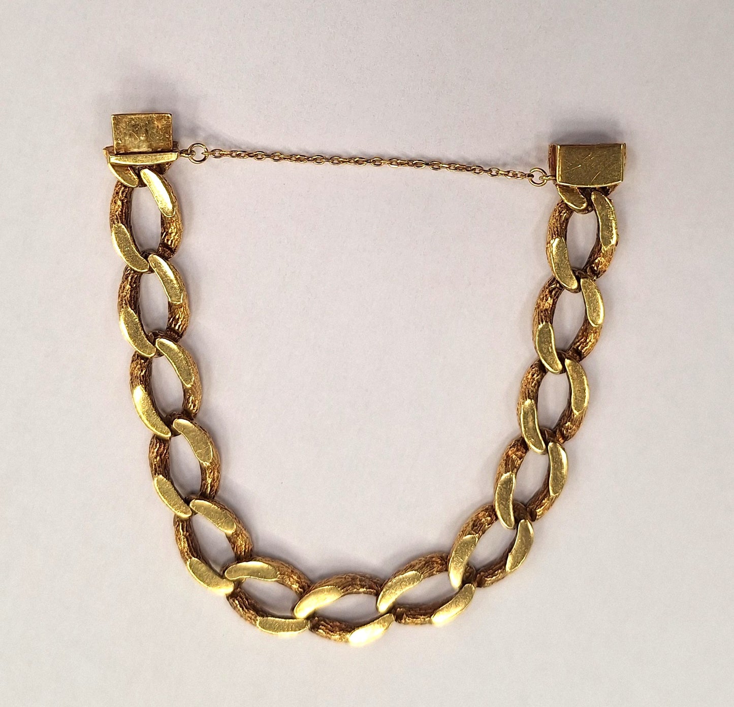 Bracelet or maille cheval