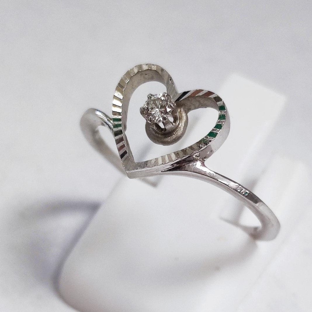 Bague Or avec Diamant Solitaire