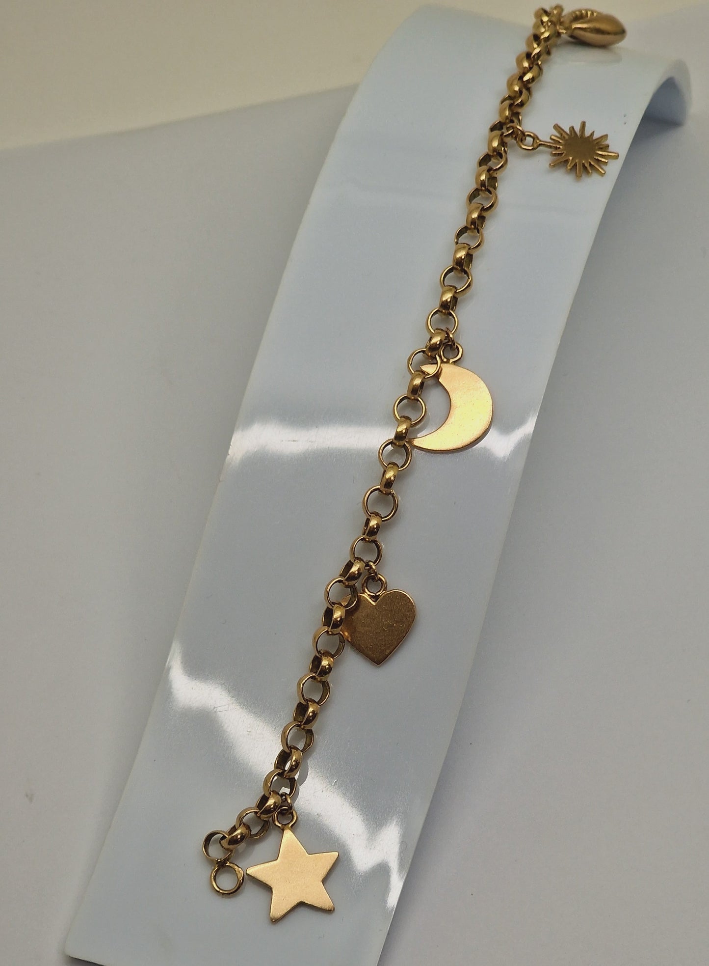 Bracelet Or avec Breloques