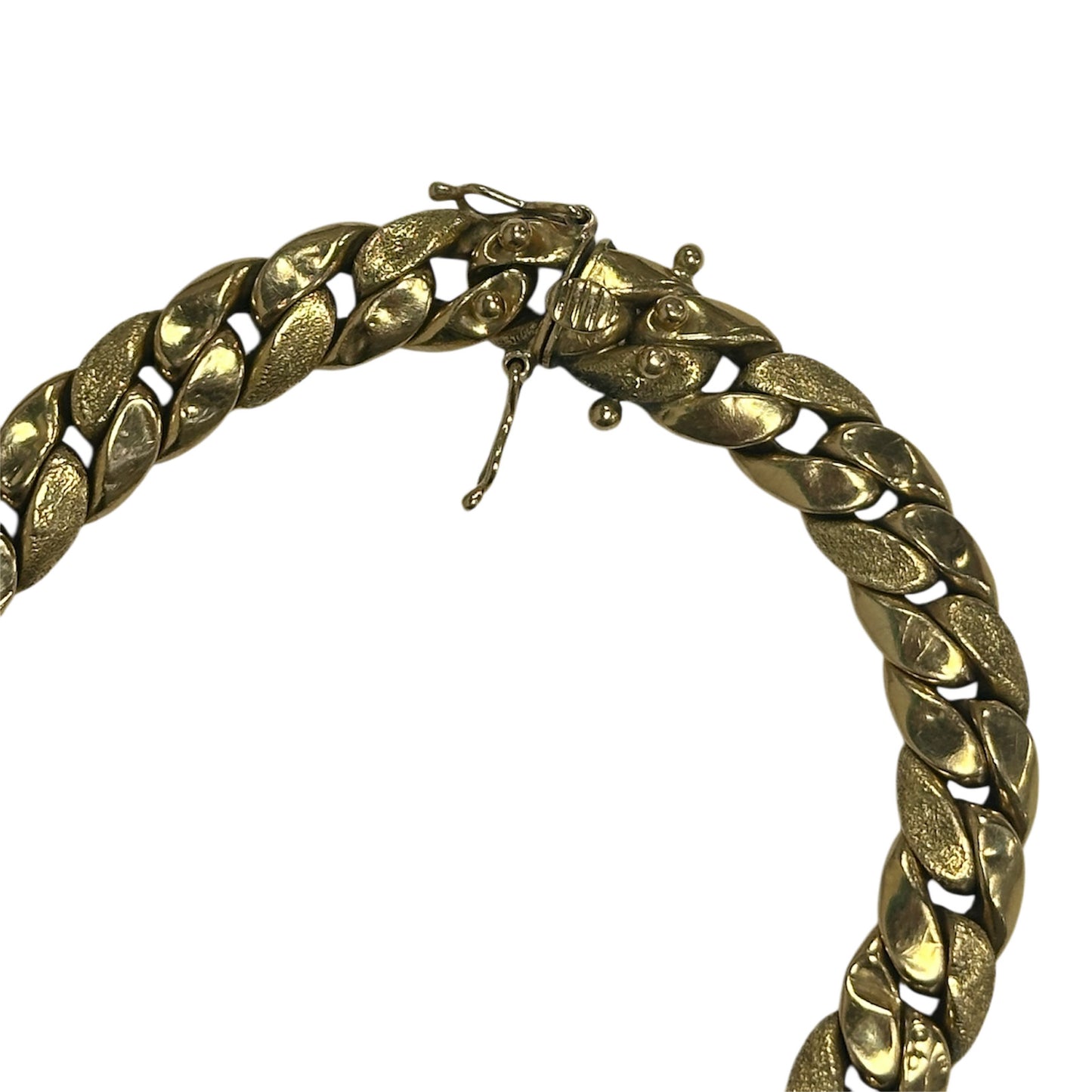 Bracelet Or Maile Gourmette